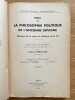 Essai sur la philosophie politique de l'ancienne Espagne. Politique de la raison et politique de la foi.. LABROUSSE (Roger).