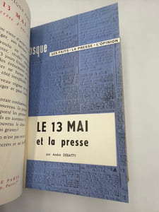13 mai, histoire secrète d'une révolution.