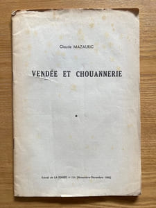 Vendée et chouannnerie.