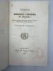 Storia della economia pubblica in Italia,. ossia Epilogo critico degli economisti italiani, preceduto da un' introduzione.. PECCHIO (Giuseppe).