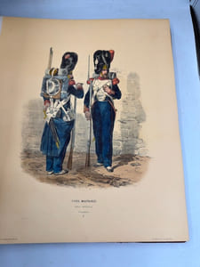 Types militaires du troupier français.