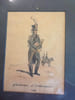 Gendarme d'Ordonnance 1806. Infanterie de Ligne fusilier 1808.  V&eacute;t&eacute;ran ex-Garde 1810.. [AQUARELLES] 