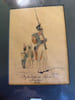 Gendarme d'Ordonnance 1806. Infanterie de Ligne fusilier 1808.  V&eacute;t&eacute;ran ex-Garde 1810.. [AQUARELLES] 