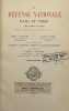 La Défense nationale dans le Nord de 1792 à 1802.. FOUCART (P.), FINOT (J.)
