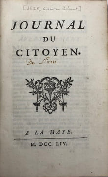 Journal du Citoyen.. [JEZE (de)]