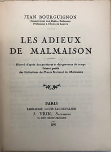 Les Adieux de Malmaison.
