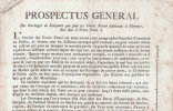 Prospectus général des ouvrages de sculpture que font les Frères Pisani habitants à Florence.. PISANI