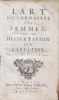 L'Art de connoitre les femmes, avec une dissertation sur l'adultère. . PLANTE-AMOUR (chevalier)  [BRUYS].