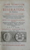 Jani Templum christo nascente reseratum, seu tractatus chronologico-historicus... . MASSON (Joanne). 