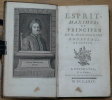 Esprit, maximes et principes de M. Jean-Jacques Rousseau, de Genève. . ROUSSEAU (J.J.). 