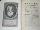 Mémoires de Madame de Warens et de Claude Anet, pour servir de suite aux Confessions de J.J. Rousseau. . (DOPPET [général F.A.]).