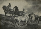 Chevaux conduits à la foire et montant une côte (1829). . GERICAULT (Théodore)