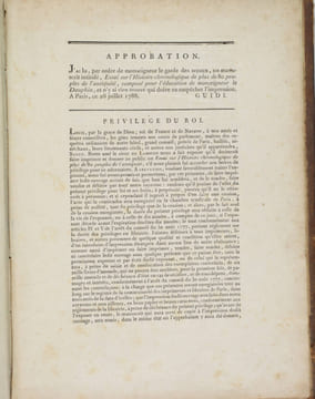 Essai sur l'histoire chronologique de plus de 80 peuples de l'antiquité, composé pour l'éducation de monseigneur le Dauphin, par M. de Laborde, ancien ...