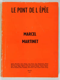 Le Pont de l'Epée. Marcel Martinet