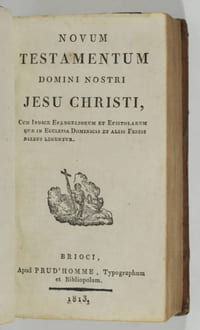 Novum testamentum domini nostri Jesu Christi, cum indice evangeliorum et epistolarum quaein ecclesia dominicis et aliis festis diebus leguntur