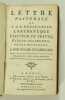 Lettre pastorale de S. A. R. monseigneur l'archevêque électeur de Treves, évêque d'Ausbourg, prince d'Euwangen, à son Église d'Ausbourg. Traduite de ...