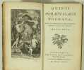 Quinti Horatii Flacci Poëmata, Scholiis sive Annotationibus, instar Commentarii, illustrata à Joanne Bond. Editio nova.. HORACE