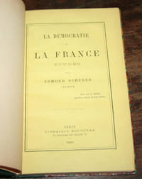 La démocratie et la France. Etudes