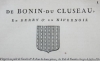 Généalogie de la famille de Bonin du Cluseau, en Berry et en Nivernois. HOZIER (Louis Pierre d') et d'HOZIER DE SERIGNY