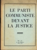 Le parti communiste devant la justice. 