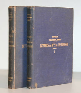 Lettres de mademoiselle de Lespinasse. Nouvelle édition augmentée de dix lettres inédites. Accompagnée d'une notice sur la vie de Mlle de Lespinasse et sur sa société, de notes et d'un index analytique par Gustave Isambert