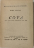 Goya. FREDERIX (Pierre)