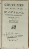 Coutumes du bailliage d'Amiens, commentées par Ricard. Nouvelle édition, augmentée. RICARD