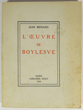L'oeuvre de Boylesve, avec des documents inédits. MENARD (Jean)