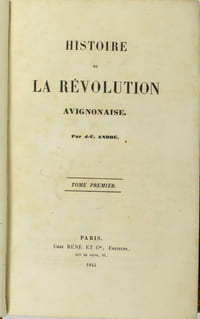 Histoire de la révolution avignonaise