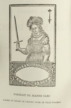 La mémoire de Jeanne d'Arc à Orléans. Portraits, panégyriques, complaintes. COCHARD (Abbé Th.)