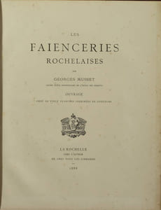 Les faïenceries rochelaises