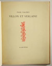 Villon et Verlaine