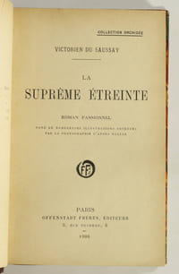 La suprême étreinte. Roman passionnel