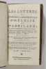 Les lettres et épitres amoureuses d'Héloise et d'Abeilard, traduites librement en vers et en prose, par MM. de Bussy Rabutin, de Beauchamps, Pope, ...
