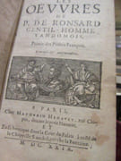 Les Oeuvres de Pierre de Ronsard Gentil-Homme Vandomois Prince des Poëtes François par Pierre    de   RONSARD