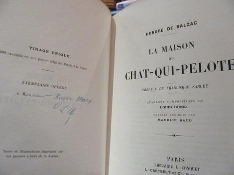 La Maison du Chat qui Pelote. BALZAC ( Honoré de. )
