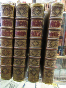 Dictionnaire Historique et Critique avec la Vie de l'Auteur par Mr.des Maizeaux. 4 vols.. BAYLE Pierre