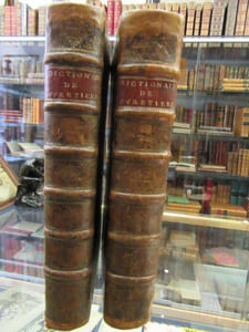 Dictionnaire Universel contenant généralement Tous Les Mots François tant vieux que modernes,et les Termes de toutes les Sciences et les Arts. 2 vols.