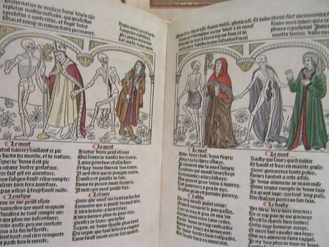 La Danse Macabre des Femmes suivie de la danse nouvelle des Hommes augmentée du Dit des trois morts et des trois vifs,du Débat d'un corps et d'une ...