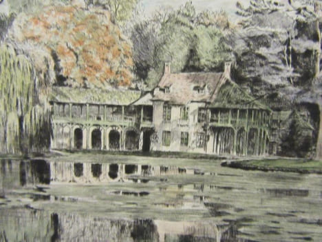 Charme de l'Ile de france Versailles et Fontainebleau. GOSSET Léon