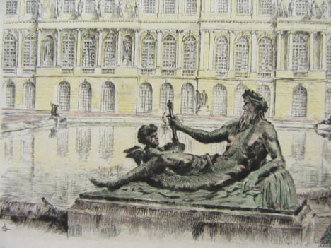 Charme de l'Ile de france Versailles et Fontainebleau. GOSSET Léon