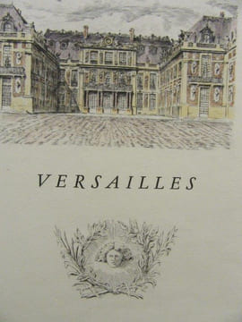 Charme de l'Ile de france Versailles et Fontainebleau. GOSSET Léon