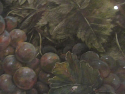 Nature morte.Grappe de raisin .
