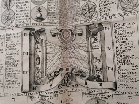 LA VIRGA AUREA ET LE CALENDARIUM NATURALE MAGICUM PERPETUUM. . Mély.Jacques Bonaventure Hepburn d'Ecosse.