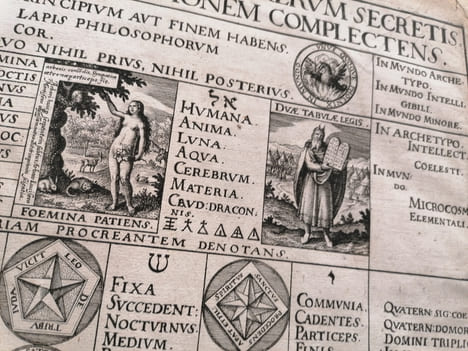 LA VIRGA AUREA ET LE CALENDARIUM NATURALE MAGICUM PERPETUUM. . Mély.Jacques Bonaventure Hepburn d'Ecosse.