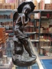 BRONZE DE ALFRED GREVIN ET FRIEDRICH BEER.UN ANGE DECHU.. Grevin et Beer.