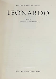 I grandi maestri del disegno, Leonardo.