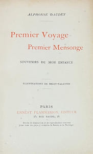 Premier voyage, premier mensonge. Souvenirs de mon enfance. 