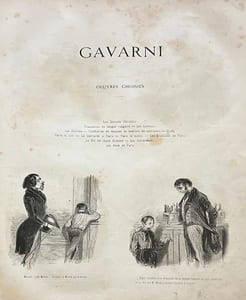 Oeuvres choisies de Gavarni.