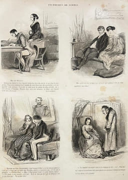 Oeuvres choisies de Gavarni. . GAVARNI (Paul). RABIER (Benjamin), ROBIDA (Alfred), LEANDRE (Charles), BAC, WILLETTE (Adolphe), FORAIN (Jean-Louis), ...